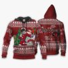 1102 AOP Tokyo Ghoul Ugly Christmas Sweater VA Kaneki 1 Zip hoodie font and back n - Tokyo Ghoul Store