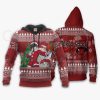 1102 AOP Tokyo Ghoul Ugly Christmas Sweater VA Kaneki 2 hoodie font and back - Tokyo Ghoul Store
