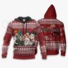 1102 AOP Tokyo Ghoul Ugly Christmas Sweater VA 2 hoodie font and back - Tokyo Ghoul Store
