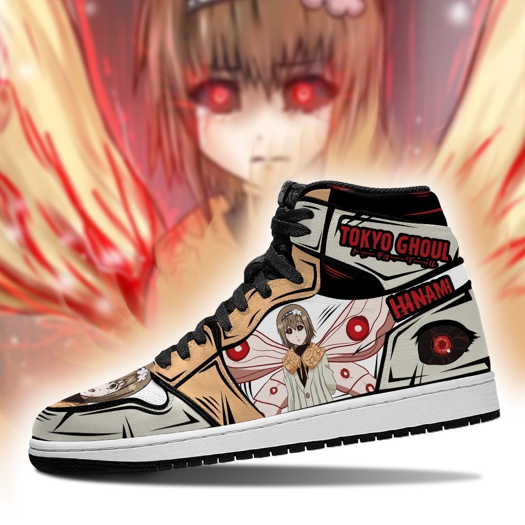 hinami fueguchi jordan sneakers custom tokyo ghoul anime shoes mn05 gearanime 3 - Tokyo Ghoul Store