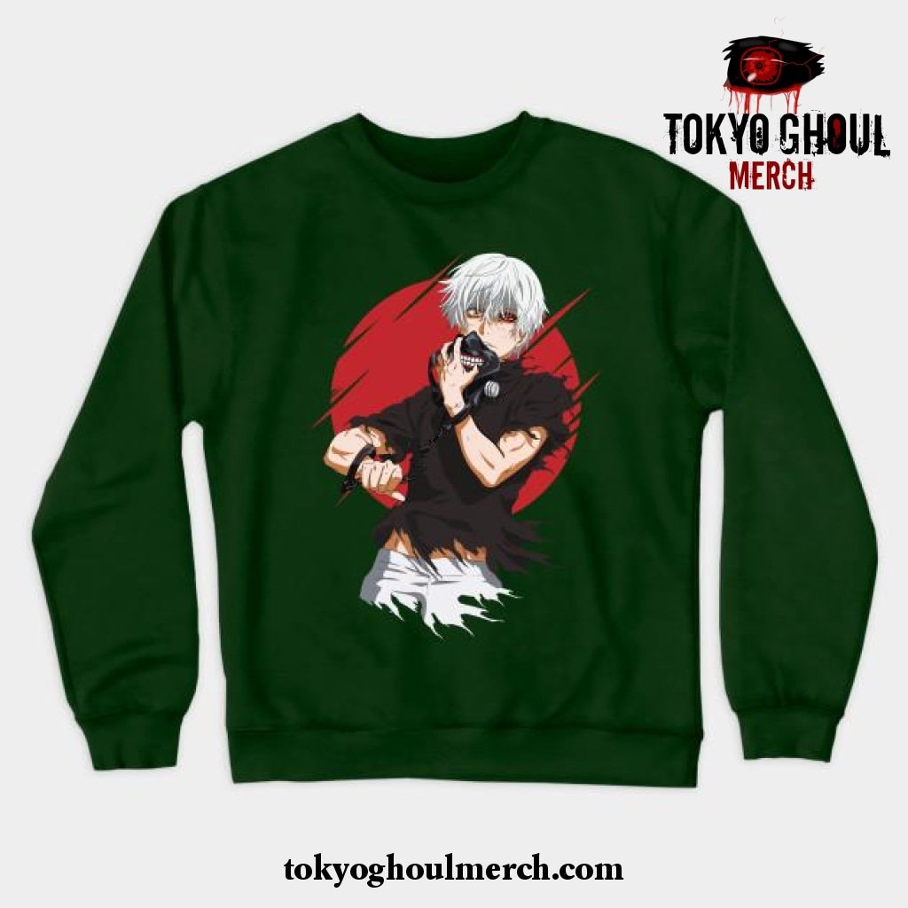 2021 Tokyo Ghoul Crewneck Sweatshirt Green / S