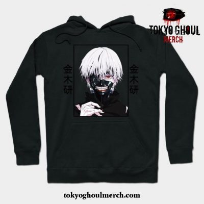 Anime Kaneki Ken Hoodie Black / S