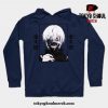 Anime Kaneki Ken Hoodie Navy Blue / S