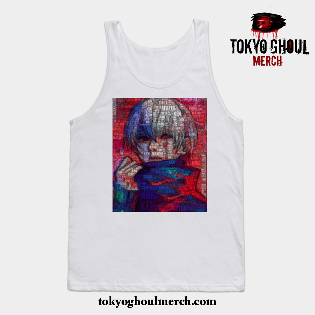 Ken Kaneki Tokyo Ghoul Tank Top White / S