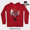 Sign Landscape Sakura Dawn Hoodie Red / S