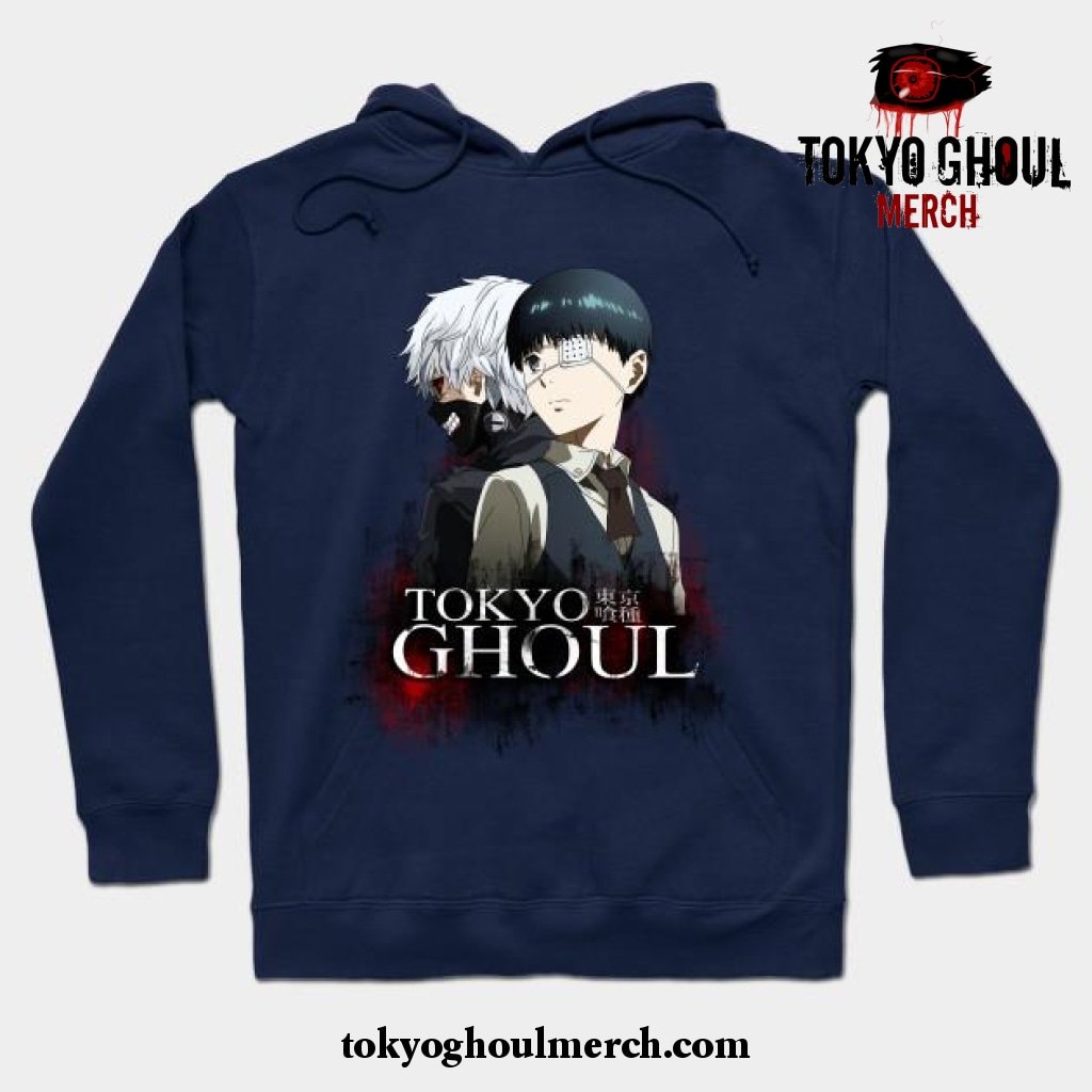 Tokyo Ghoul Hoodie Navy Blue / S