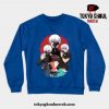 Tokyo Ghoul Kaneki Crewneck Sweatshirt Blue / S