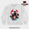 Tokyo Ghoul Kaneki Crewneck Sweatshirt White / S