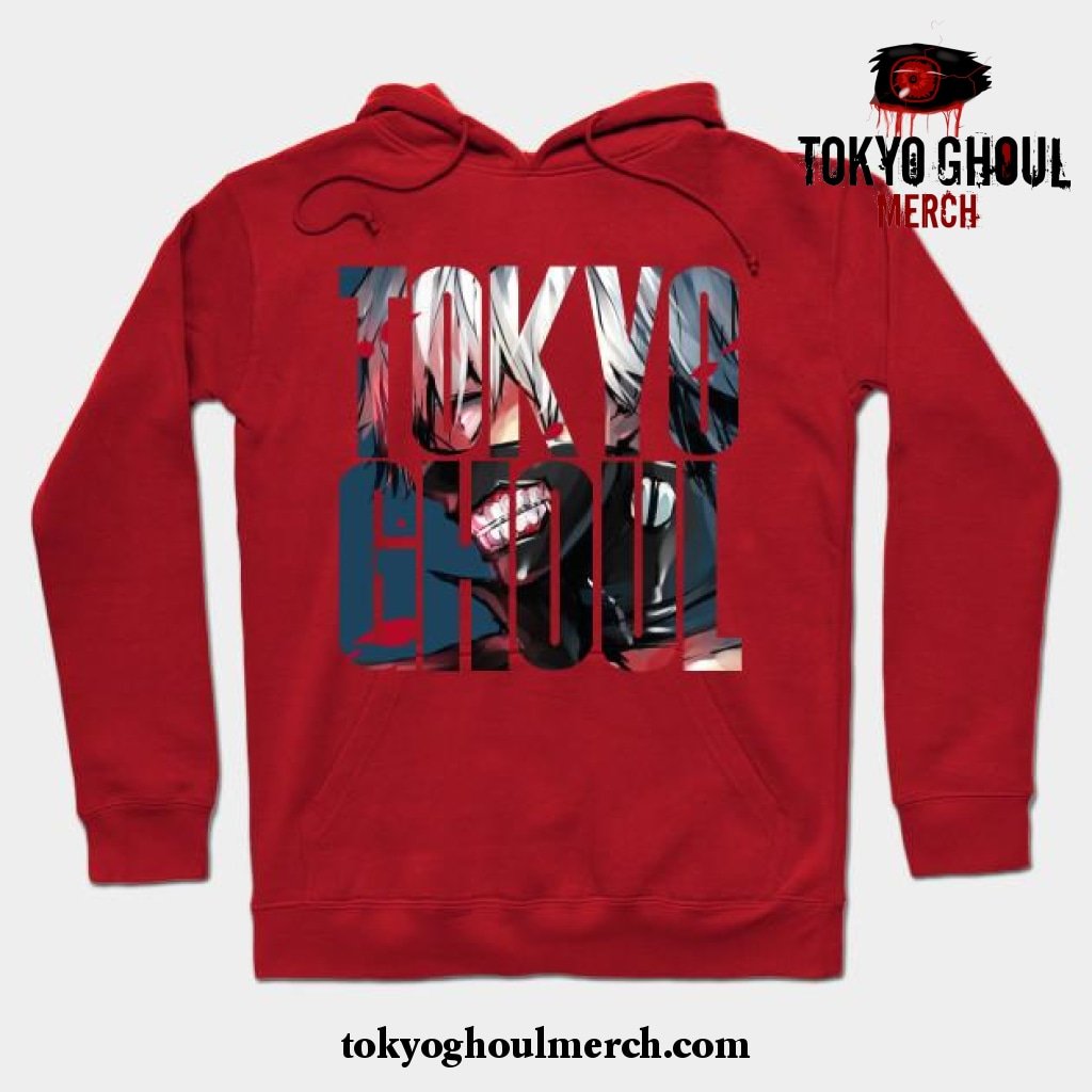 Tokyo Ghoul Logo 2 Hoodie Red / S
