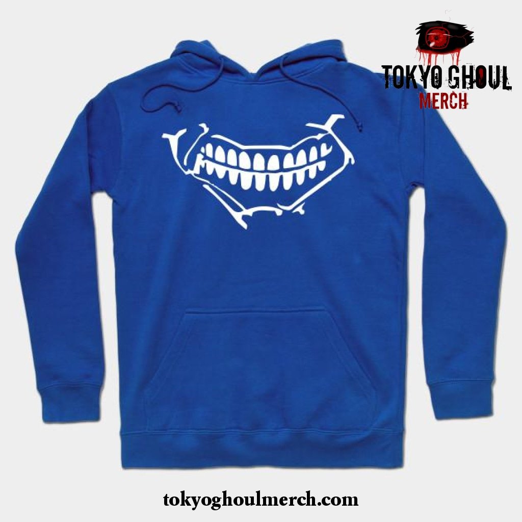 Tokyo Ghoul Smile Hoodie Blue / S