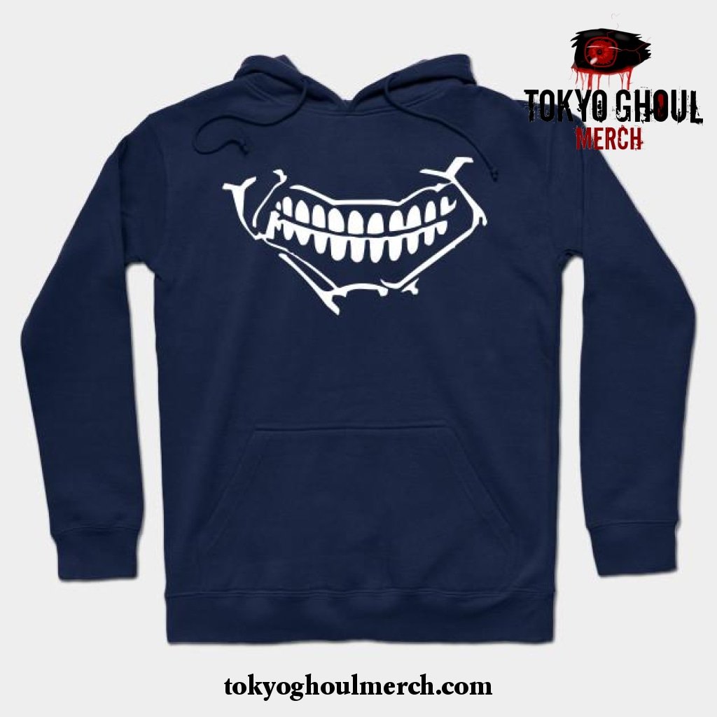 Tokyo Ghoul Smile Hoodie Navy Blue / S