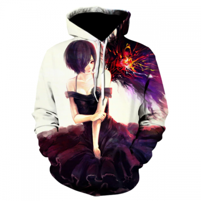 Tokyo Ghoul Kirishima Touka Charming Girl Hoodies