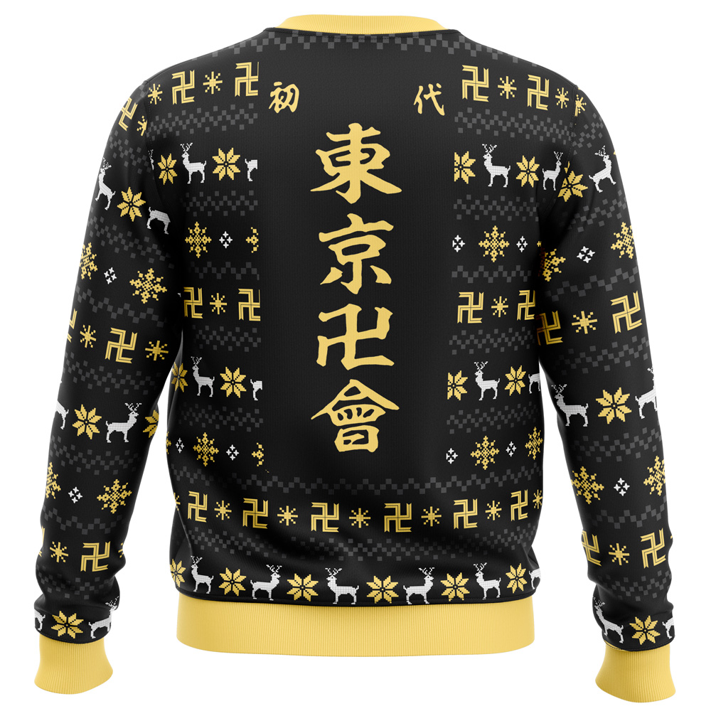 The Buddhist Symbol Tokyo Revengers men sweatshirt BACK mockup - Tokyo Ghoul Store