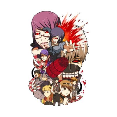 Tokyo Ghoul Medley Throw Pillow Official Cow Anime Merch