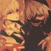 1PC Classic Anime Tokyo Ghoul Character Poster Retro Kraft Paper Wall Sticker Children S Interior Painting 1 - Tokyo Ghoul Store
