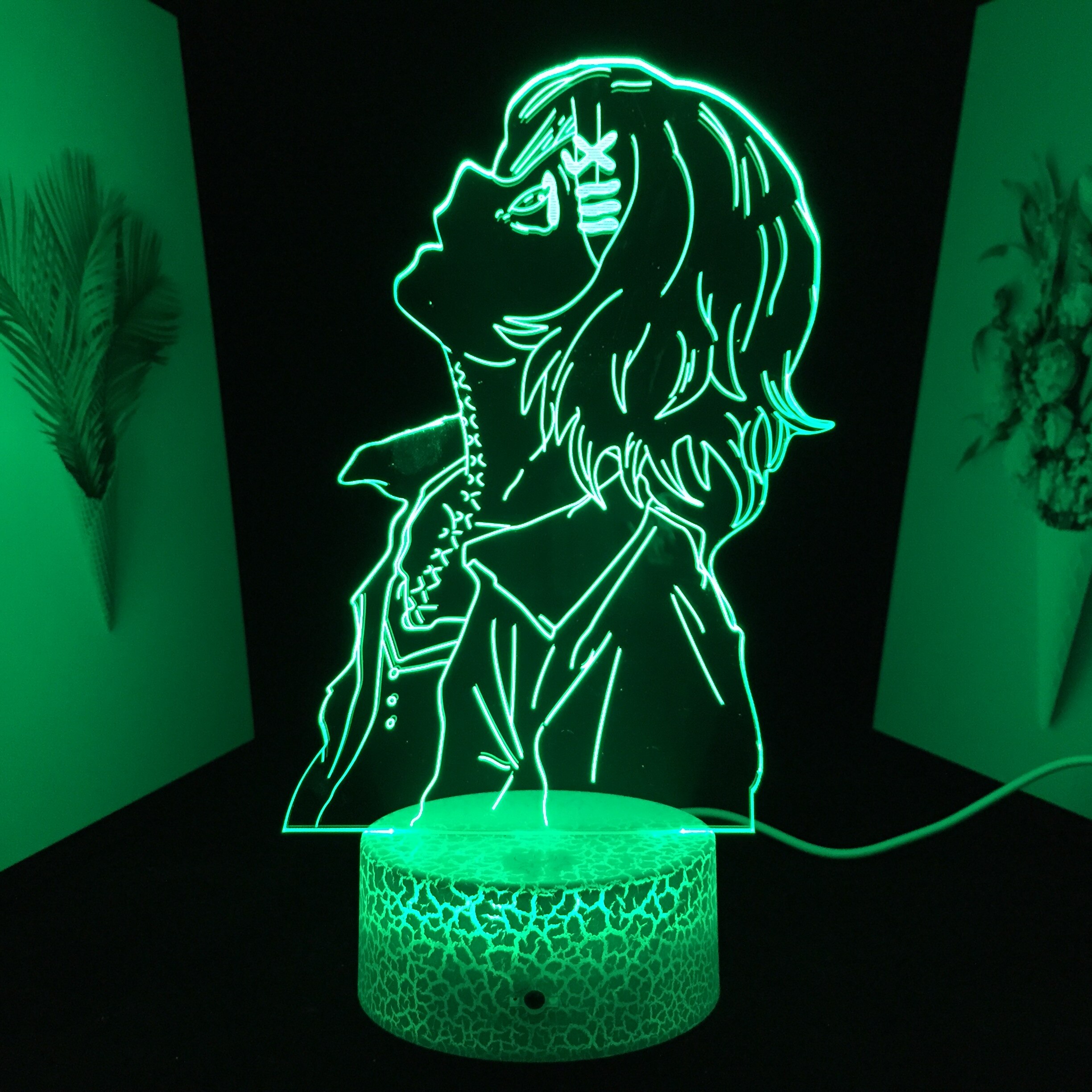Anime 3D LED Night Light Tokyo Ghoul Figure Juuzou Suzuya for Bedroom Decor Nightlight Cool Birthday 1 - Tokyo Ghoul Store