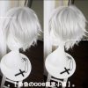 Anime Tokyo Ghoul Kaneki Ken Short Silver White Heat Resistant Hair Cosplay Costume Wig Free Wig - Tokyo Ghoul Store