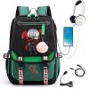 Kaneki Ken Tokyo Ghoul Anime Mochila Teenagers Women Backpacks Usb Port Students School Bags for Girls 4 - Tokyo Ghoul Store
