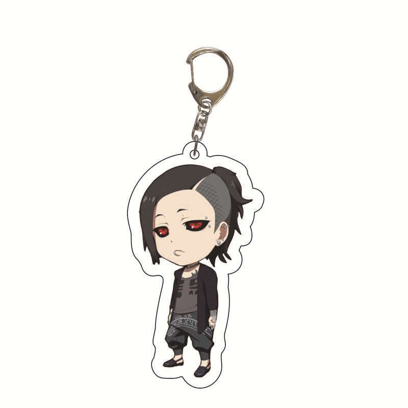 New Tokyo Ghoul Keychain Anime Peripheral Double Sided HD Transparent Acrylic Pendant Backpack Pendant Character Fan 1 - Tokyo Ghoul Store