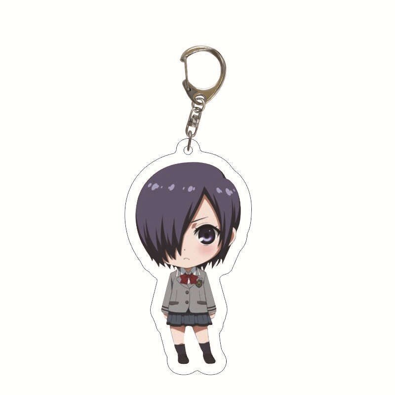 New Tokyo Ghoul Keychain Anime Peripheral Double Sided HD Transparent Acrylic Pendant Backpack Pendant Character Fan 2 - Tokyo Ghoul Store