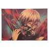 TIE LER 1PC Cartoons Anime Tokyo Ghoul Vintage Kraft Paper Poster Painting Cafe Bar Decoration Painting 1 - Tokyo Ghoul Store