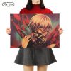 TIE LER 1PC Cartoons Anime Tokyo Ghoul Vintage Kraft Paper Poster Painting Cafe Bar Decoration Painting - Tokyo Ghoul Store