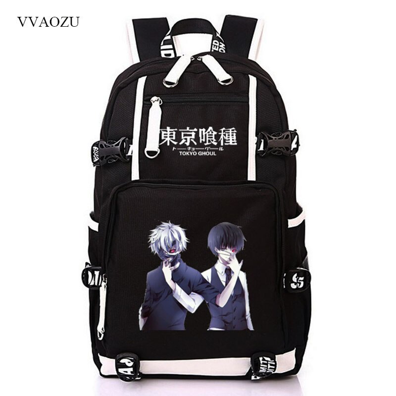 Tokyo Ghoul Backpacks Kaneki Ken Cosplay Large Capacity Backpack Casual Travel Rucksack Back Pack Teenager School 2 - Tokyo Ghoul Store