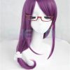 Tokyo Ghoul Guru Rize Kamishiro Long Wavy Purple Heat Resistant Synthetic Hair Cosplay Wig Wig Cap 1 - Tokyo Ghoul Store