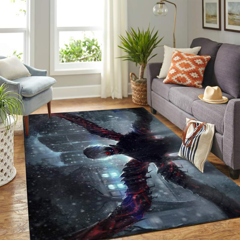 ken kaneki de tokyo ghoul carpet floor area rug 0 - Tokyo Ghoul Store