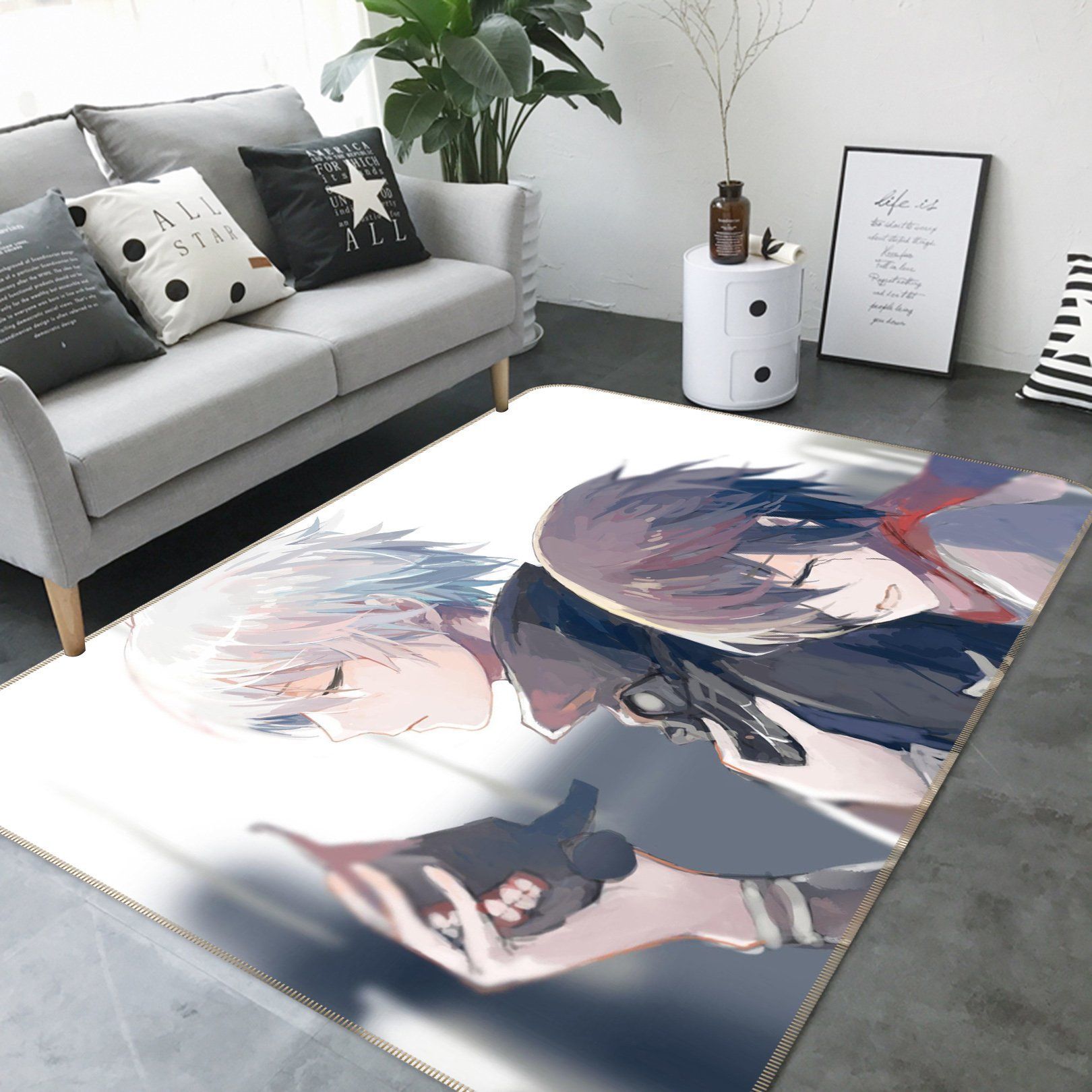 tokyo ghoul anime 10 area rug living room and bed room rug rug regtangle carpet floor decor home decor 0 - Tokyo Ghoul Store