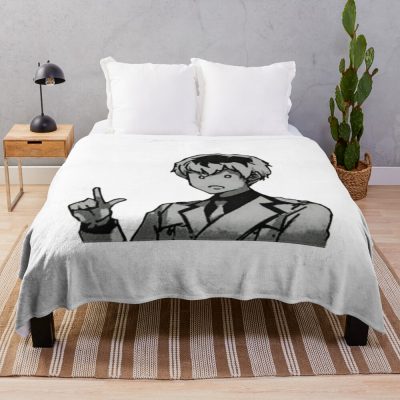 Thumbs Up Sasaki Throw Blanket Official Cow Anime Merch