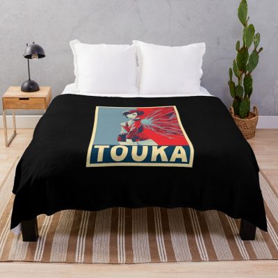 Touka Poster Throw Blanket Official Cow Anime Merch