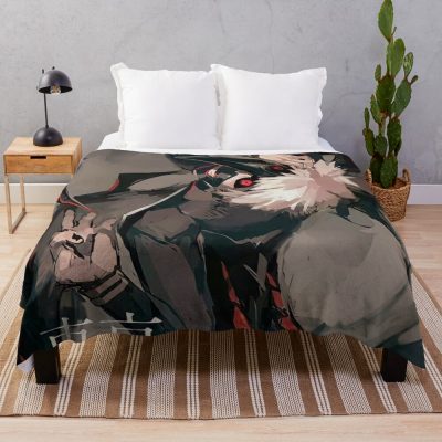 Ken Kaneki Throw Blanket Official Cow Anime Merch