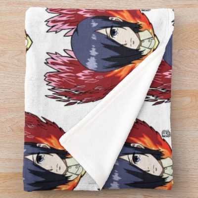 Touka Kirishima Heart Tattoo Throw Blanket Official Cow Anime Merch