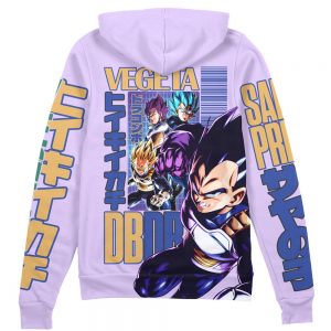 vegeta Zip Hoodie Back Mockup 1 - Tokyo Ghoul Store