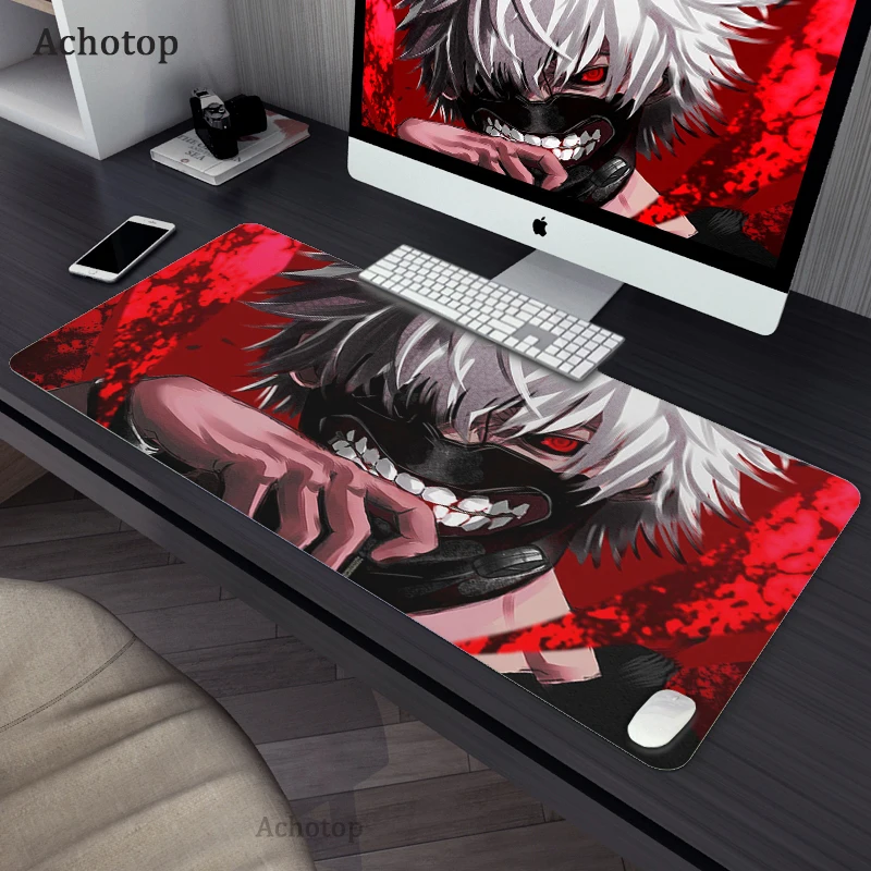 Gaming Accessories Mouse Pad Tokyo Ghoul Mousepad Anime Cartoon Large Mouse Mat Big Mause Pad Keyboard 14 - Tokyo Ghoul Store