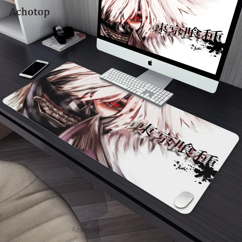 Gaming Accessories Mouse Pad Tokyo Ghoul Mousepad Anime Cartoon Large Mouse Mat Big Mause Pad Keyboard 19 - Tokyo Ghoul Store
