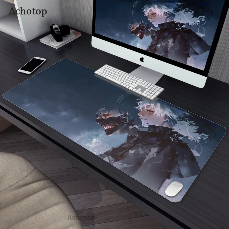 Gaming Accessories Mouse Pad Tokyo Ghoul Mousepad Anime Cartoon Large Mouse Mat Big Mause Pad Keyboard 5 - Tokyo Ghoul Store