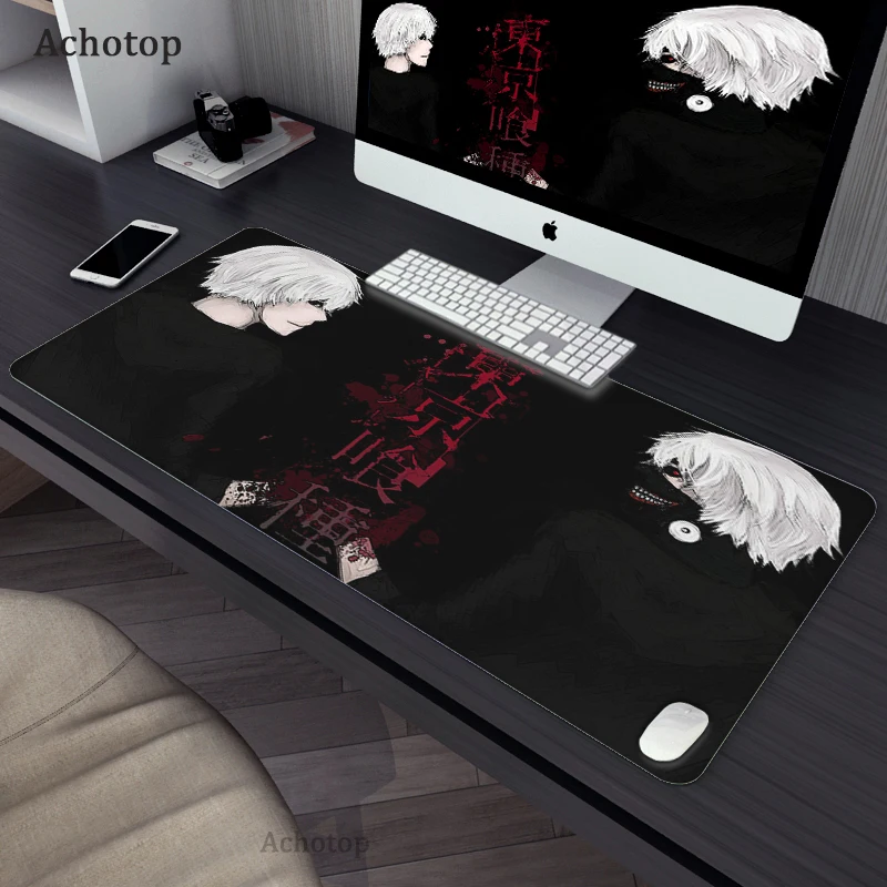 Gaming Accessories Mouse Pad Tokyo Ghoul Mousepad Anime Cartoon Large Mouse Mat Big Mause Pad Keyboard 6 - Tokyo Ghoul Store