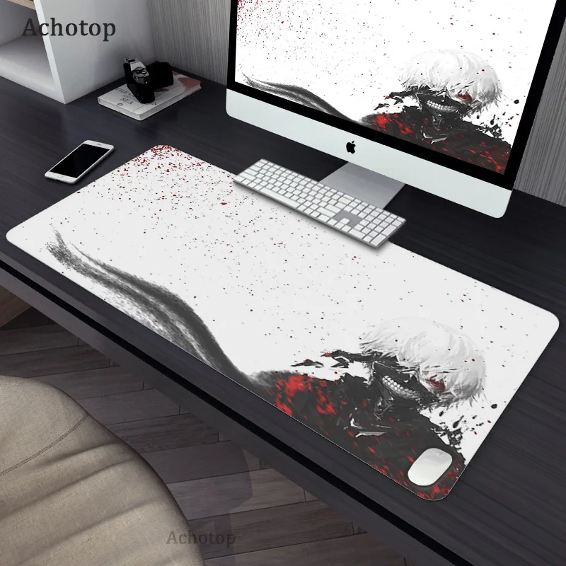 Gaming Accessories Mouse Pad Tokyo Ghoul Mousepad Anime Cartoon Large Mouse Mat Big Mause Pad Keyboard 8 - Tokyo Ghoul Store