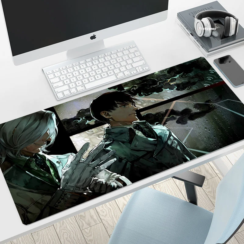 Gaming Mousepads Mousepad Tokyo Ghoul Anime Kaneiki Large Mouse Mat Big Desk Pads Non Slip Rubber 10 - Tokyo Ghoul Store