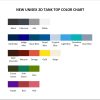 tank top color chart - Tokyo Ghoul Store
